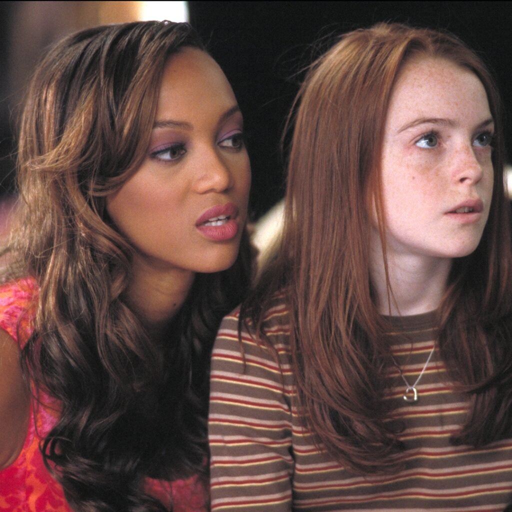 Lindsay Lohan, Tyra Banks’ Life-Size Reunion