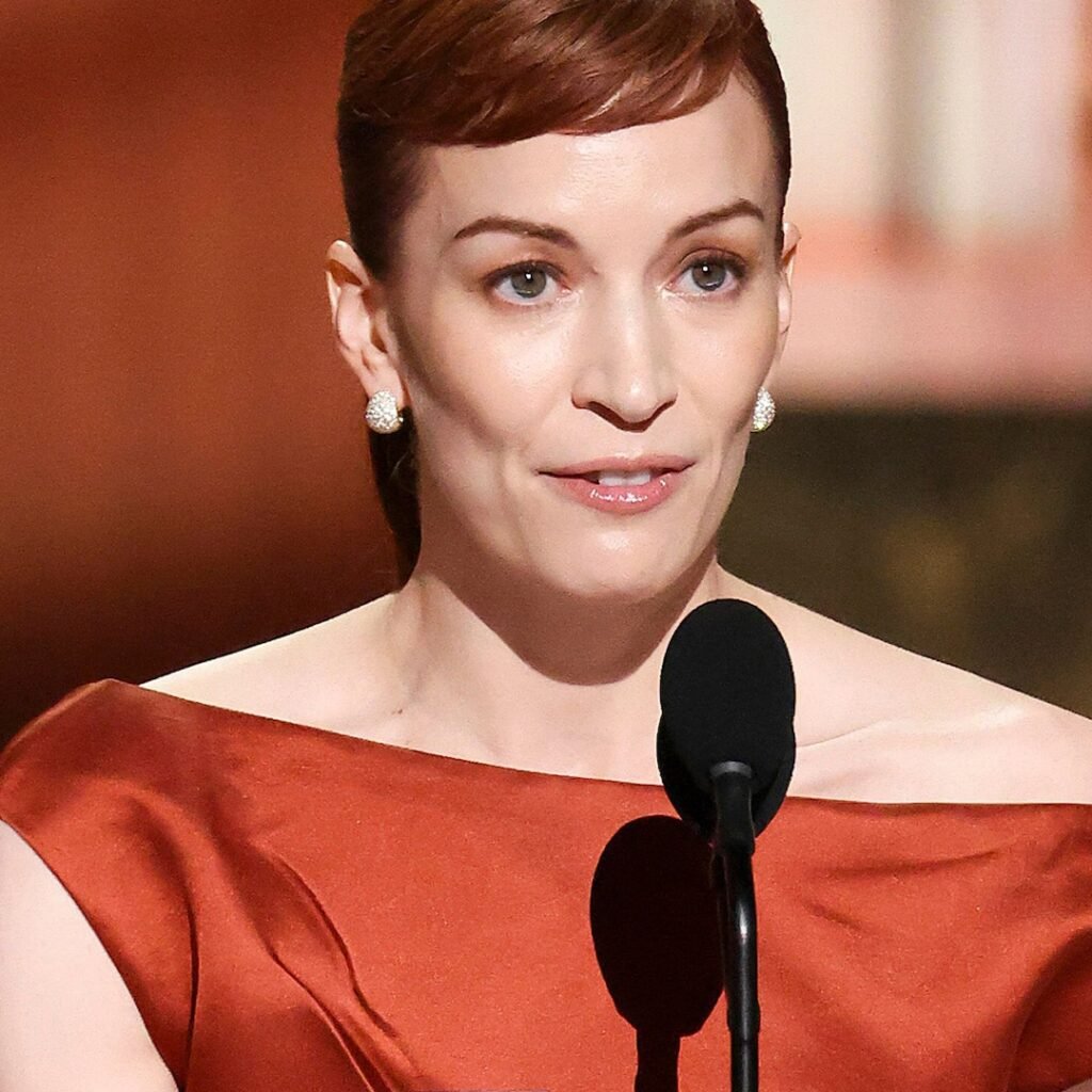 Britt Lower Severance Easter Egg in Speech