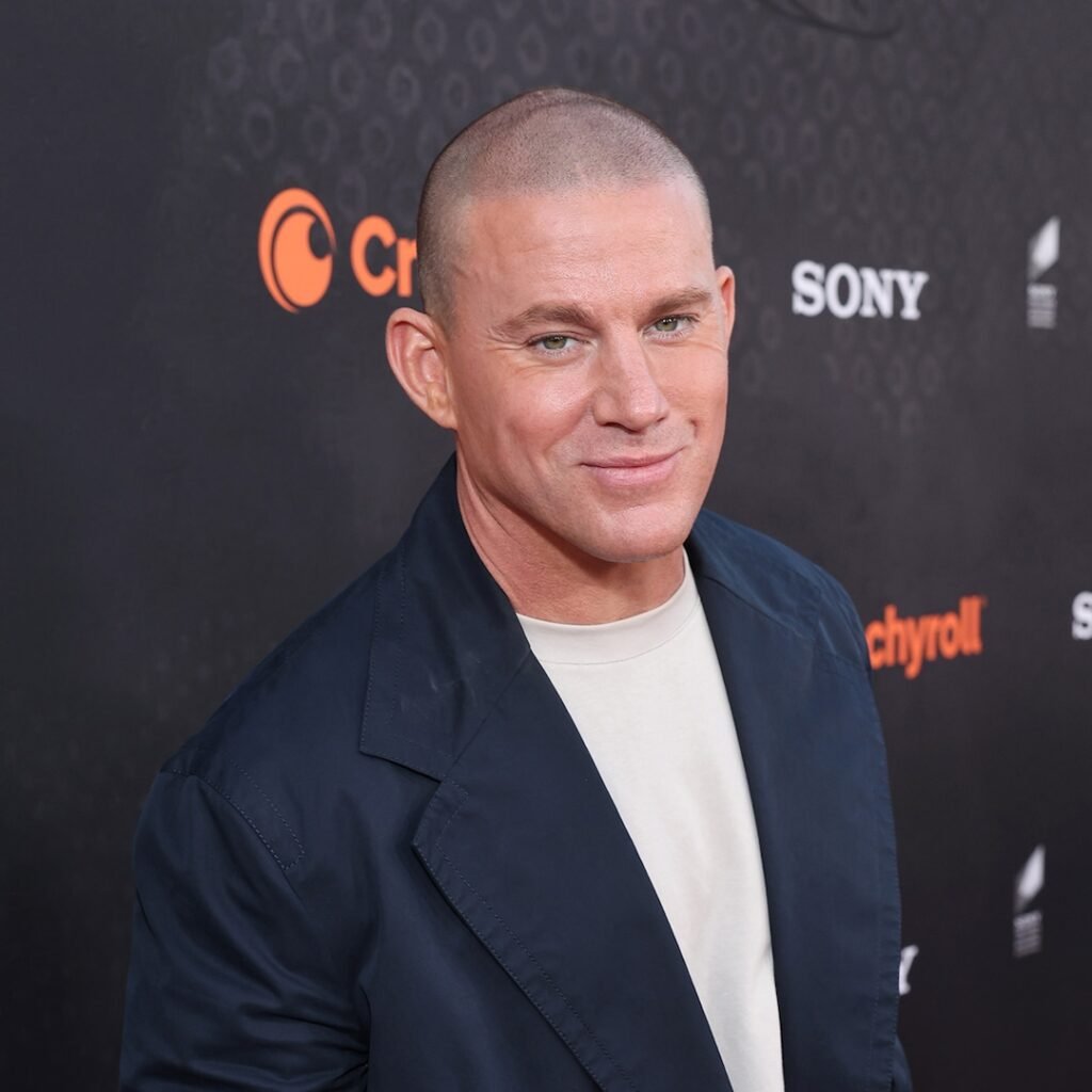 Channing Tatum, Daughter Everly on Red Carpet for Demon Slayer