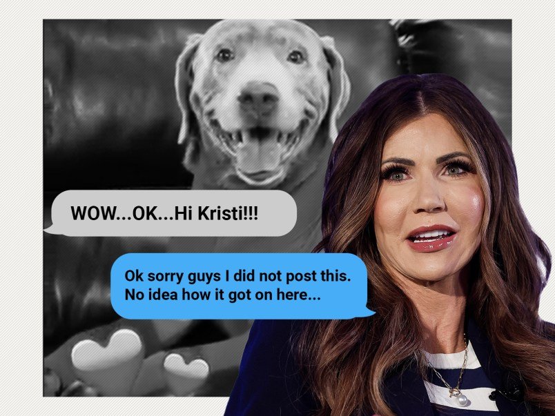 DHS Secretary Kristi Noem Seems To Have A Poorly Hidden Secret Facebook Page