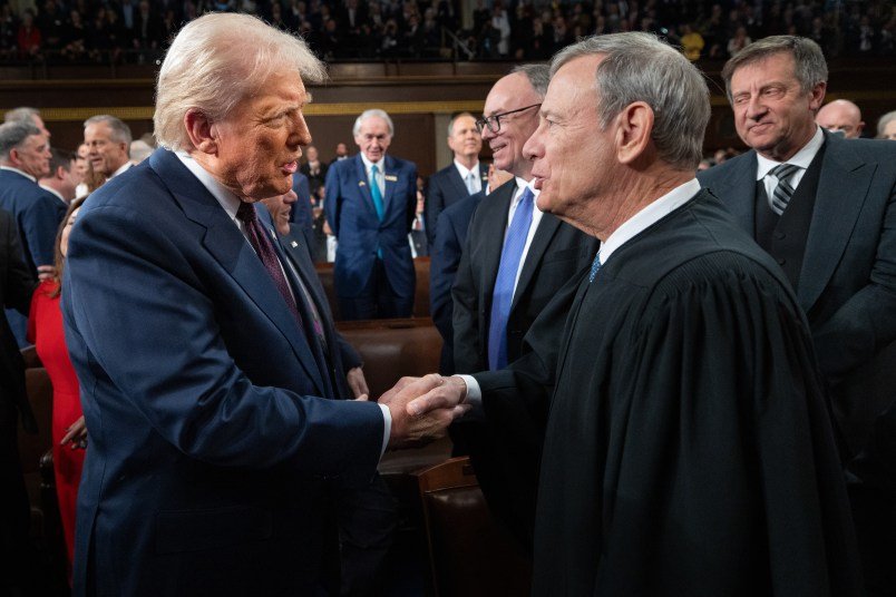 Supreme Court Gives Early Thumbs Up To Trump’s Theft Of Congress’ Power