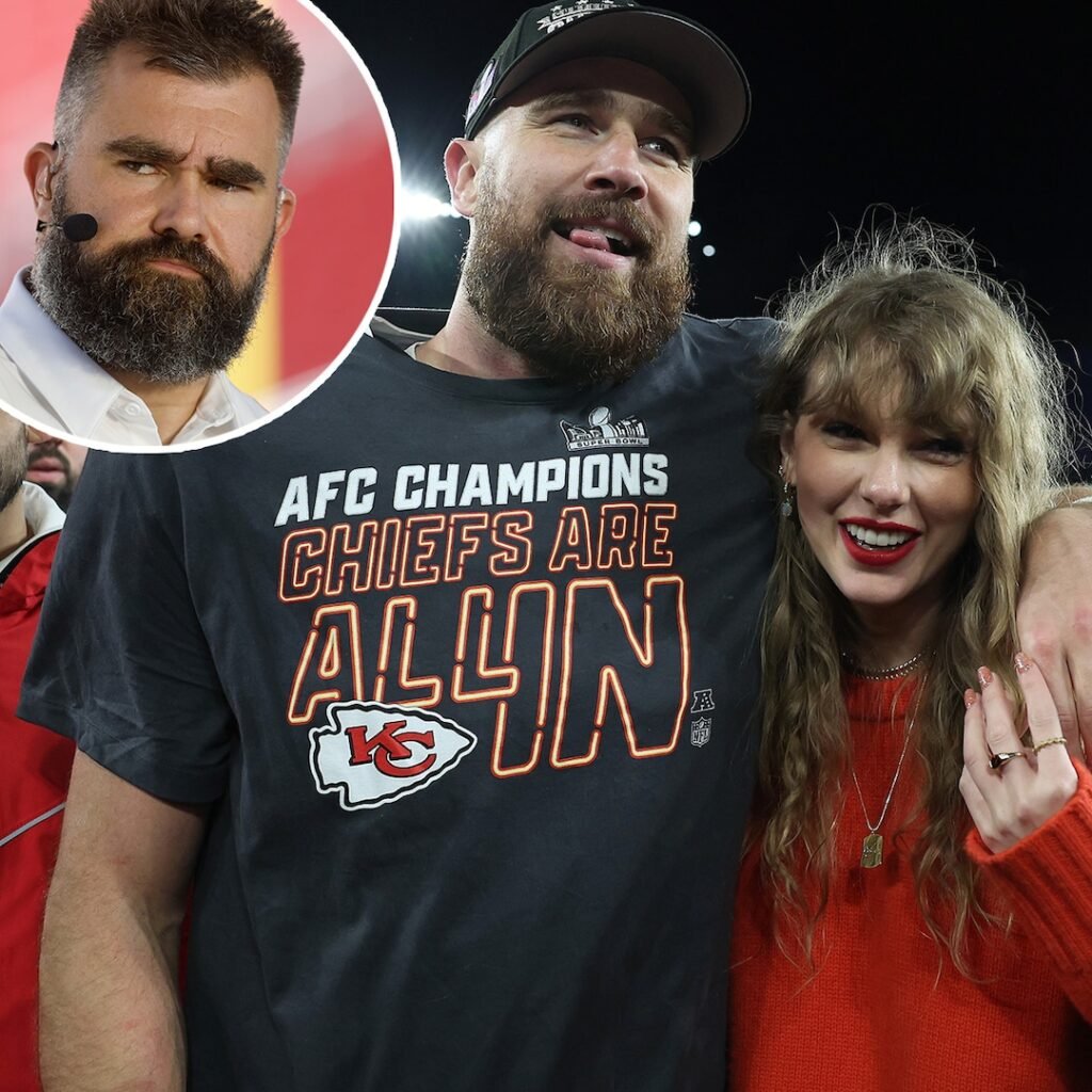 Dwayne Johnson, Jason Kelce Give Travis Kelce Baby Advice 