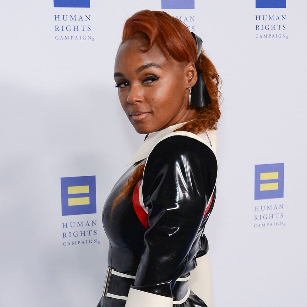 Janelle Monae's Frankenstein Facial Prosthetics