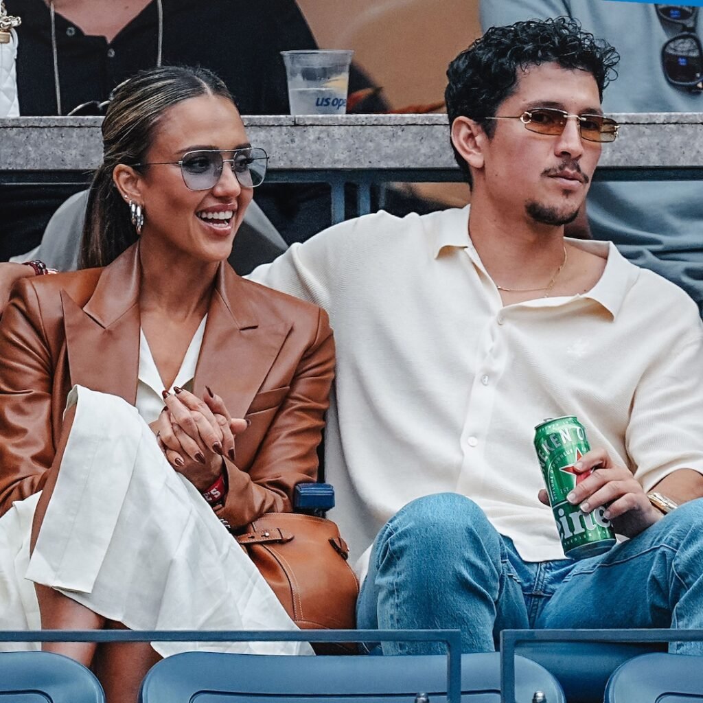 Jessica Alba, Danny Ramirez Make Red Carpet Debut
