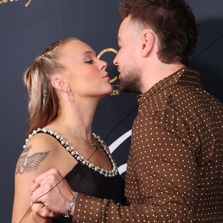 JoJo Siwa & Chris Hughes Make Red Carpet Debut