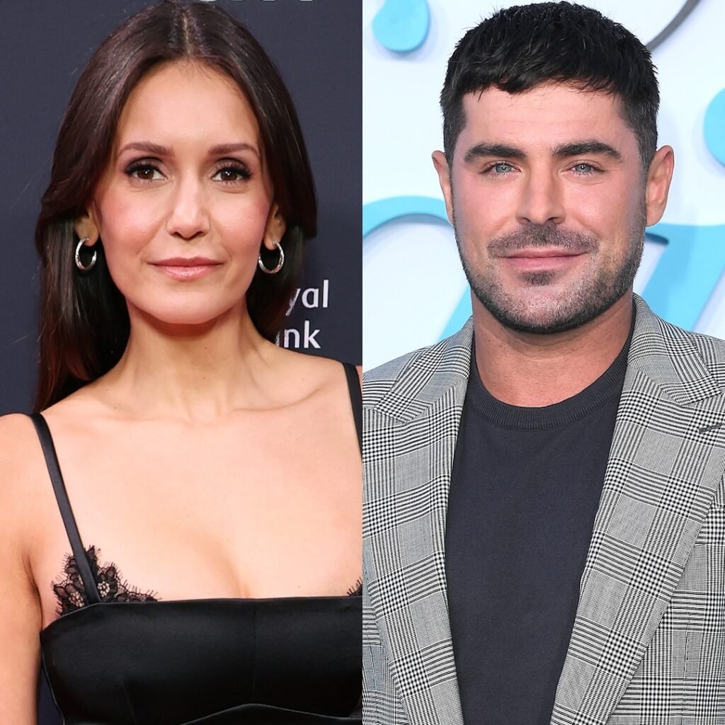 Nina Dobrev Denies Dating Zac Efron