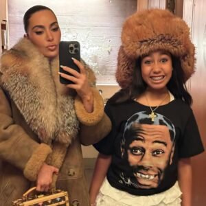 North West's Fake Face Tattoos, Blye Eyes, Piercings