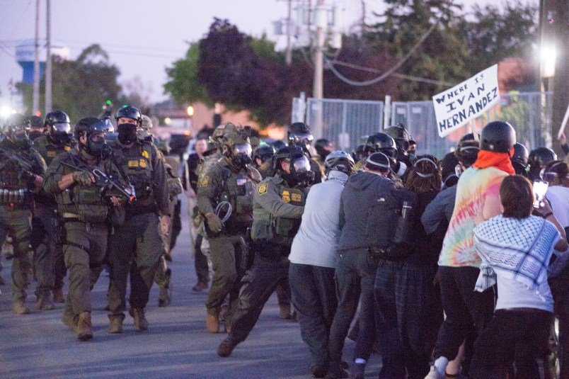 Why Not Just Arrest the Protestors? CBP and ICE Officials Muse
