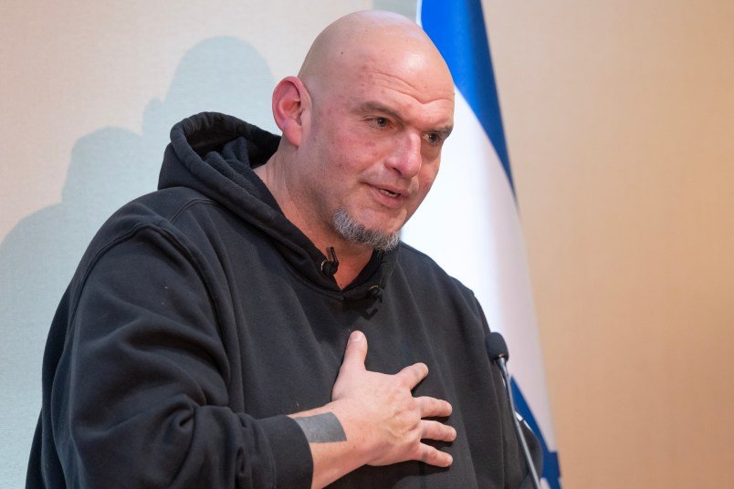 Fetterman Writes Letter Asking Israel’s President to Pardon Netanyahu