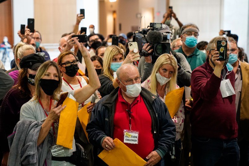 Election Denialists Claim They Are Laying the Groundwork for a DOJ Probe of Michigan Election Denialists Claim They Are Laying the Groundwork for a DOJ Probe of Michigan