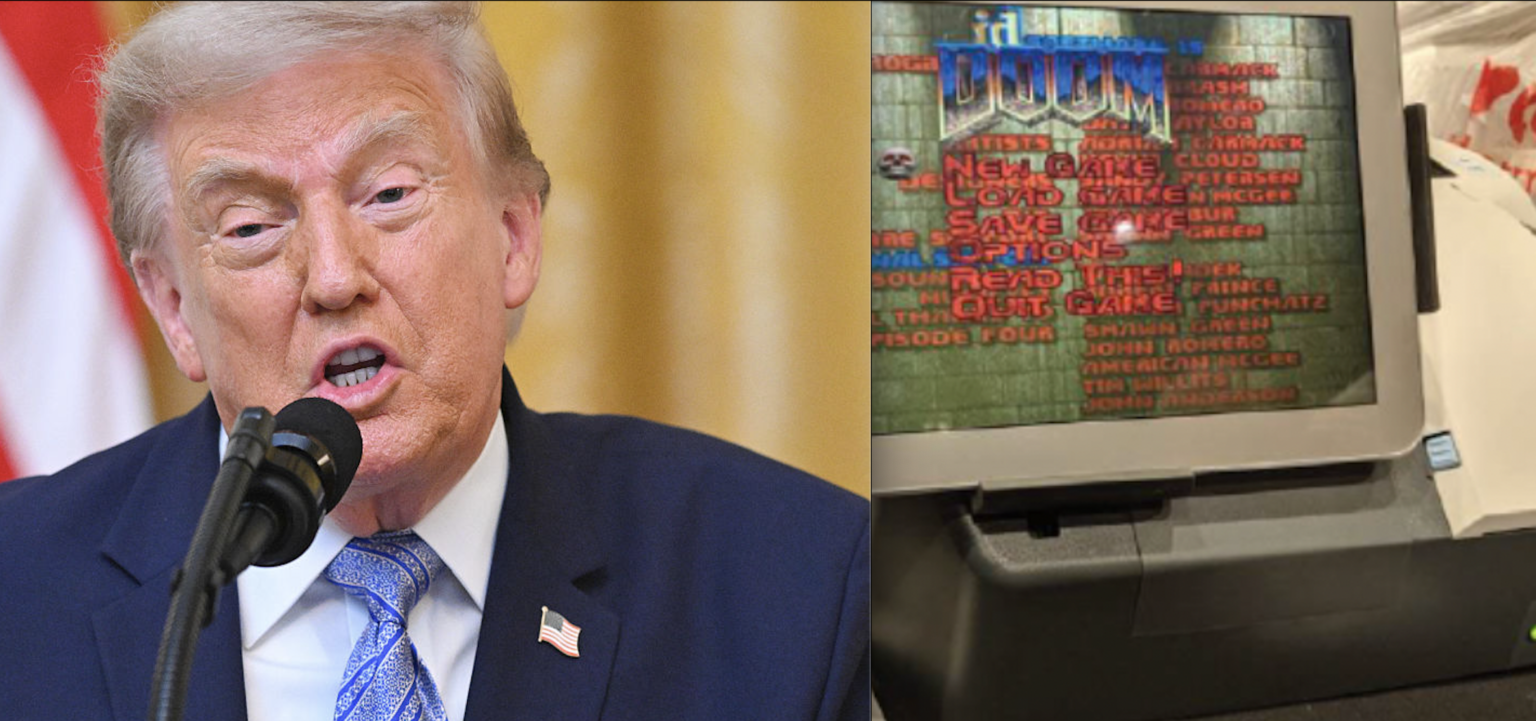 The ‘Doom’ Computer Game Was Part Of Trump’s Wild And Baseless ‘Election Security Nightmare’ The ‘Doom’ Computer Game Was Part Of Trump’s Wild And Baseless ‘Election Security Nightmare’