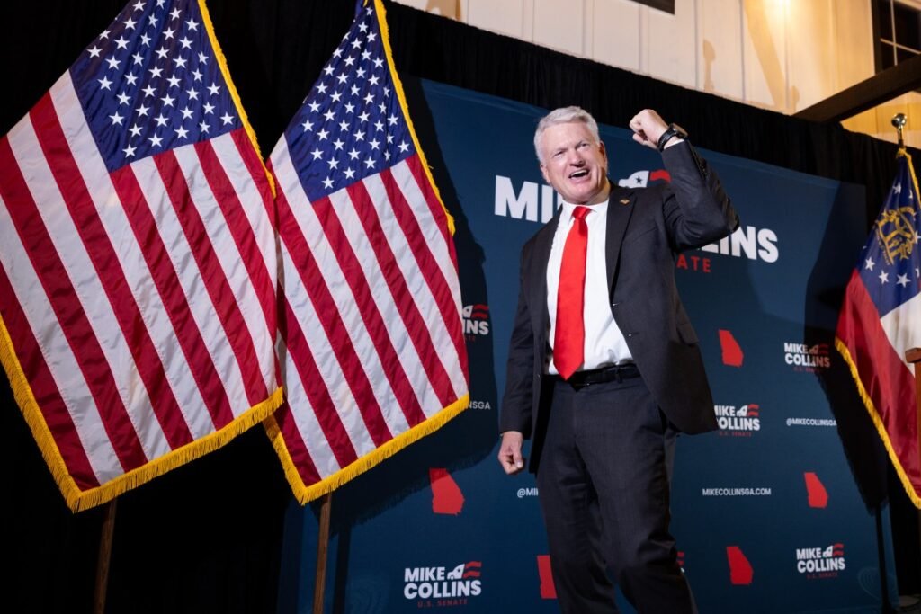 The Many Extremists in Mike Collins’ Orbit Have Come to Define His Campaign The Many Extremists in Mike Collins’ Orbit Have Come to Define His Campaign