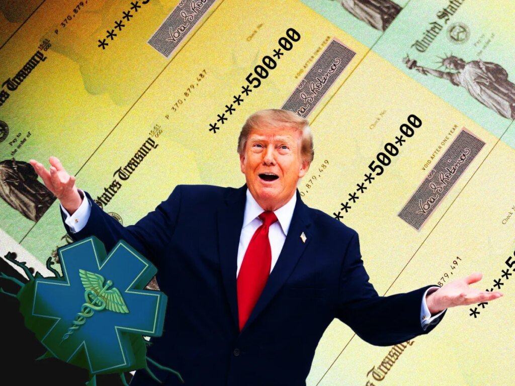 Trump Mails Americans Checks Ahead of Midterms, Seeking to Compensate for What His Party Did to Healthcare